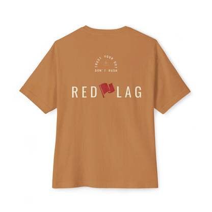 Red Flag Back Printed T-shirt