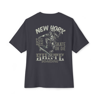 "NEW YORK" OVERSIZED BACK PRINTED T-SHIRT