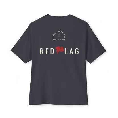 Red Flag Back Printed T-shirt