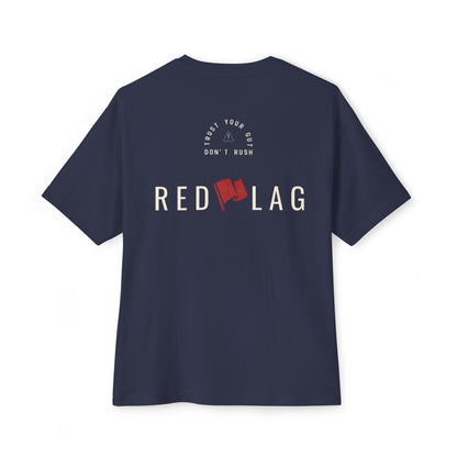 Red Flag Back Printed T-shirt