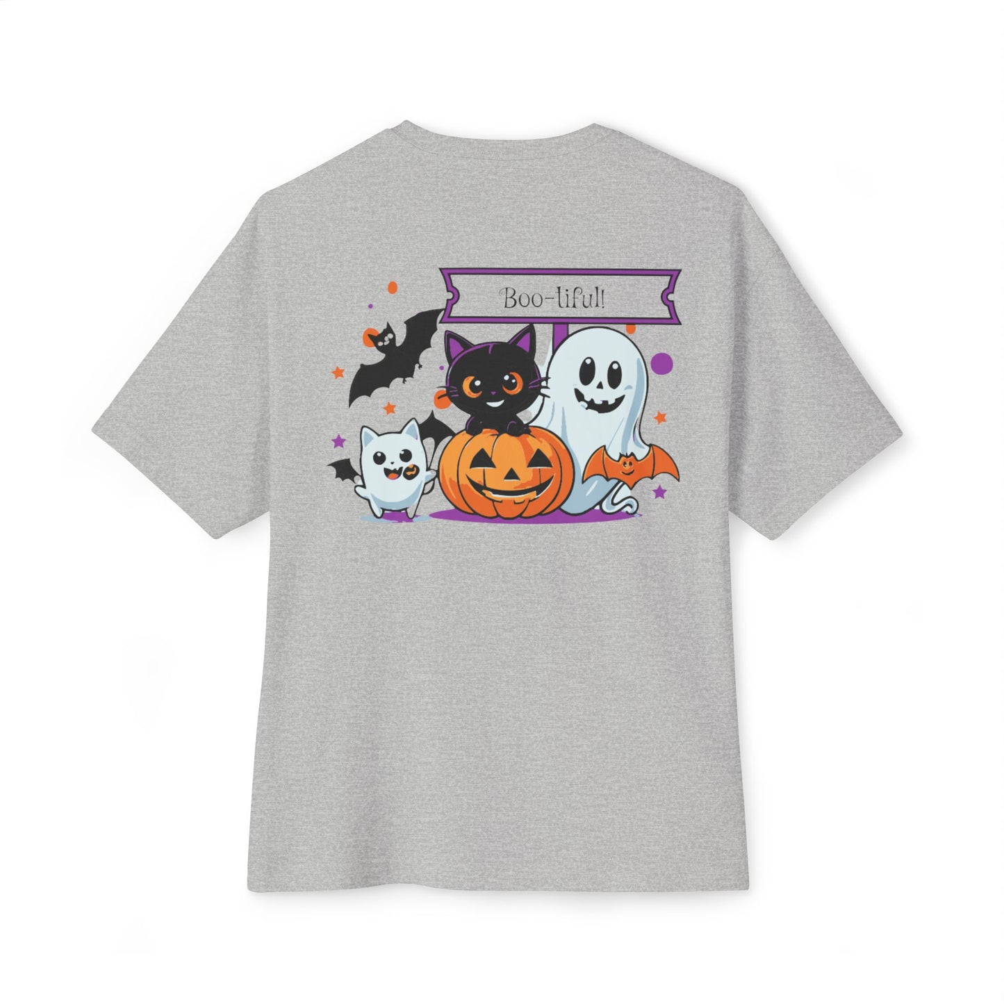 Halloween Characters Back printed T-shirt