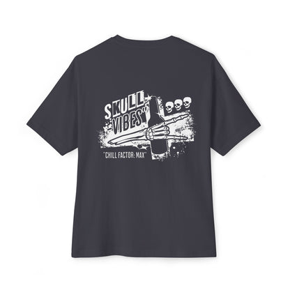 "Skill"  Oversized Back Printed T-shirt