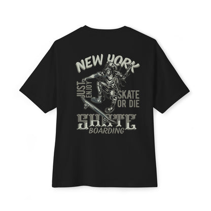 "NEW YORK" OVERSIZED BACK PRINTED T-SHIRT